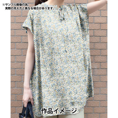[De la cantidad 5] Tela "Liberty Fabric OrganicCésped Tana Jemamedu 157J923-24BU" Liberty Japan