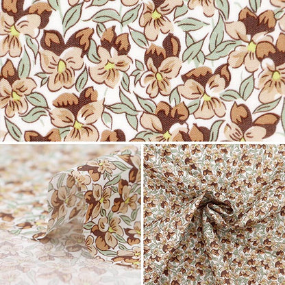 [De la cantidad 5] Tela "Liberty Fabric OrganicCésped Tana Alaria Pansy 157J924-24au" Liberty Japan