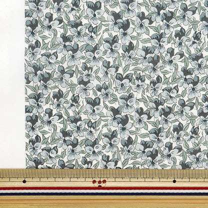 [De la quantité 5] Tissu "Liberty tissu bioPelouse Tana Alaria Pansy 157J924-24BU" Liberty Japan