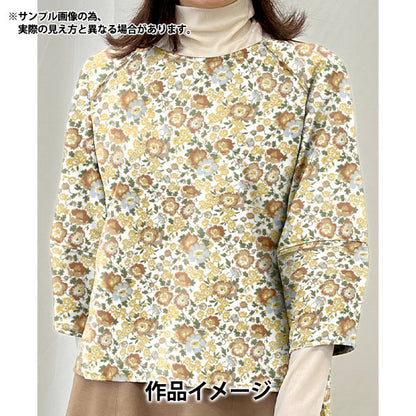 [De la quantité 5] Tissu "Tissu de la liberté Velours côteléImprimer le poème POPPY 3634204-J24A" Liberty Japan