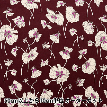 [De la quantité 5] Tissu "Tissu de la liberté Velours côteléImprimer Fragyile Blooms 3634206S50JA" Liberty Japan