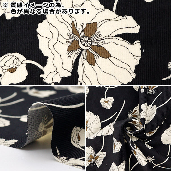 [De la quantité 5] Tissu "Tissu de la liberté Velours côteléImprimer Fragyile Blooms 3634206S50JA" Liberty Japan