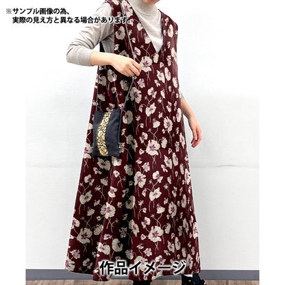 [De la quantité 5] Tissu "Tissu de la liberté Velours côteléImprimer Fragyile Blooms 3634206S50JA" Liberty Japan