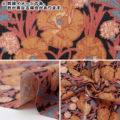 [From quantity 5] Fabric "Liberty Fabric CorduroyPrint Modi Posie 3634221S63J4B" Liberty Japan