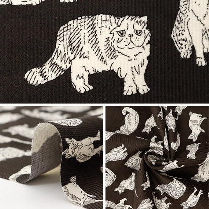 [De la quantité 5] Tissu "Tissu de la liberté Velours côteléImprimez myoou dc32576l130jd" Liberty Japan