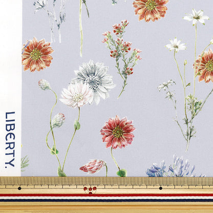 [الكمية من 5] الأقمشة `` أقمشة الحرية عشب التانا زهور بولكا 363J4216-24DU" Liberty Japan