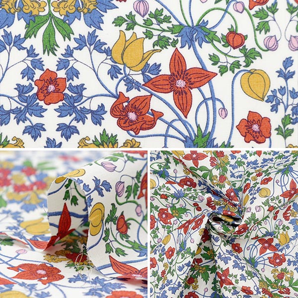 [Dalla quantità 5] Tessuto "Tessuto di libertà tana de pelouse Alpine Nouveau 363J4217-24AU" Liberty Japan