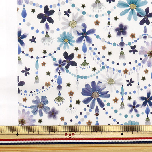 [الكمية من 5] الأقمشة `` أقمشة الحرية عشب التانا إكليل الزهور 363J4219-24AU" Liberty Japan