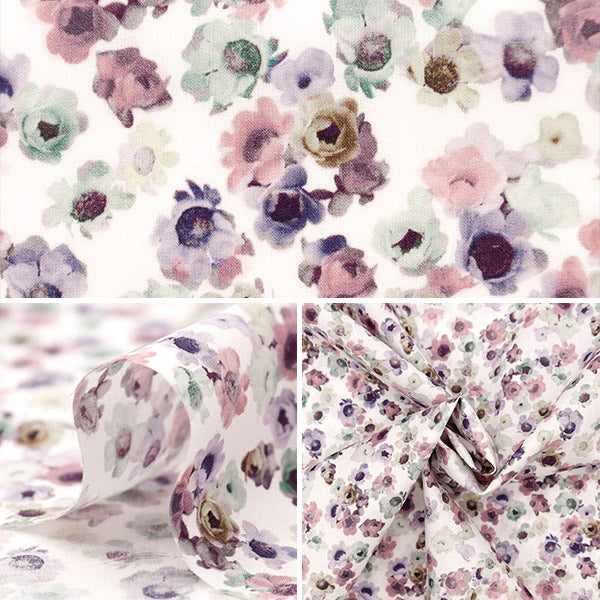 [Dalla quantità 5] Tessuto "Tessuto di libertà tana de pelouse Australian Daisy 363J4220-24AU" Liberty Japan