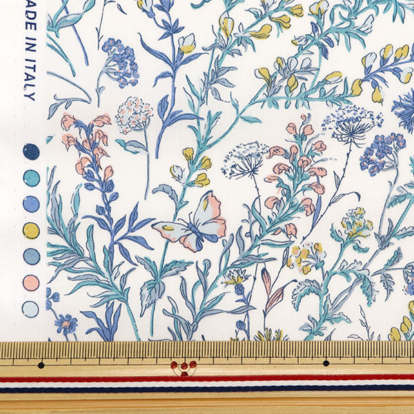 [From quantity 5] Fabric "Liberty Fabric Tana lawn Butterflymedu 363J4226-24BU" Liberty Japan