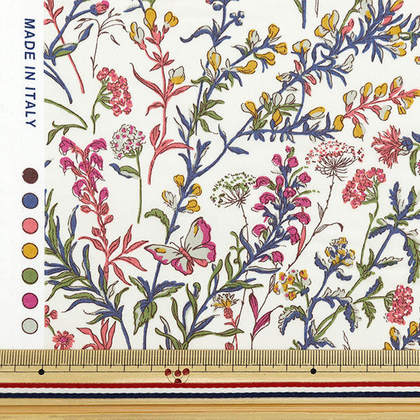 [From quantity 5] Fabric "Liberty Fabric Tana lawn Butterflymedu 363J4226-24CU" Liberty Japan