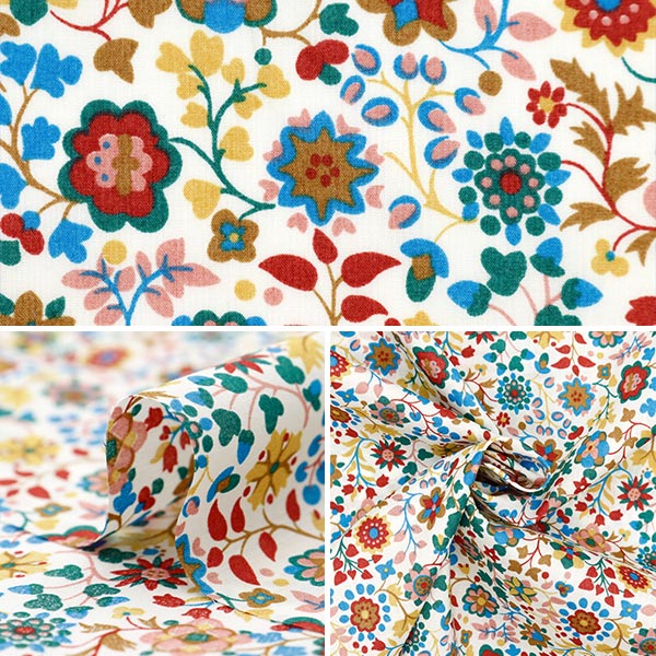 [Из количества 5] Ткань "Свобода ткани Тана газон Dasha Floral 363J4227-24AU" Liberty Japan
