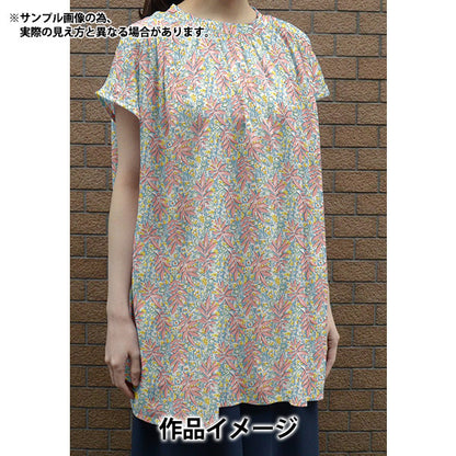 [來自數量5] 織物 “自由結構 塔納草坪 葉編織363J4228-24BU" Liberty Japan