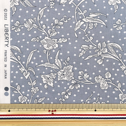 [Aus Menge 5] Stoff "Liberty Stoff Tana-Rasen Mallory Schrumpfung Cusumu Blue 5491108S-J24F" 【YuzawayaOriginal】