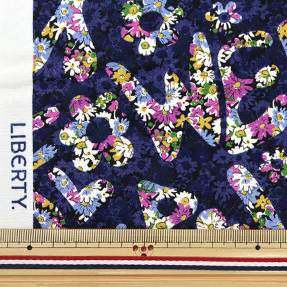 [Quantità a partire da 5] Tessuto "Liberty Fabrics No. 11 Canvas Flower Power 3634241-24C" Liberty Japan