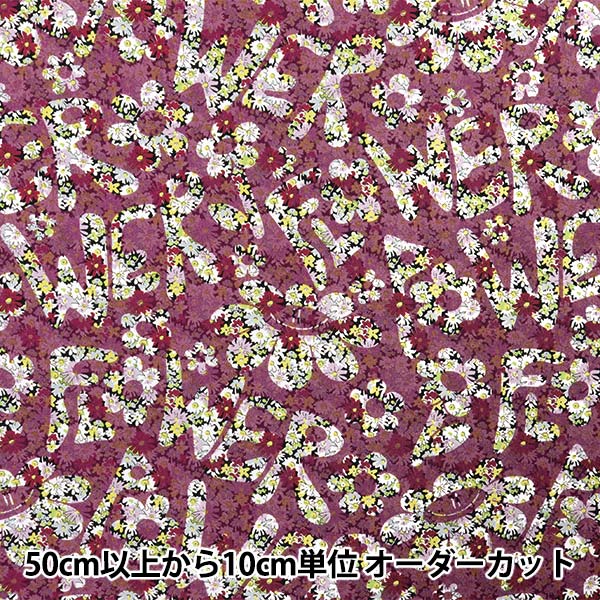 [Quantità a partire da 5] Tessuto "Liberty Fabrics No. 11 Canvas Flower Power 3634241-J25a" Liberty Japan