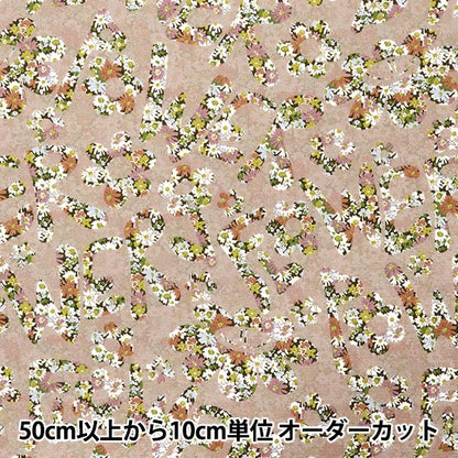 [Quantità a partire da 5] Tessuto "Liberty Fabrics No. 11 Canvas Flower Power 3634241-J25b" Liberty Japan