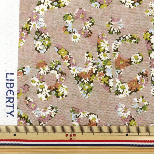 [Quantità a partire da 5] Tessuto "Liberty Fabrics No. 11 Canvas Flower Power 3634241-J25b" Liberty Japan