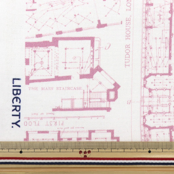[5부터 시작하는 수량] 천・원단 "Liberty Fabrics No. 11 Canvas Blue Prinz 1225106L-J25D" Liberty Japan