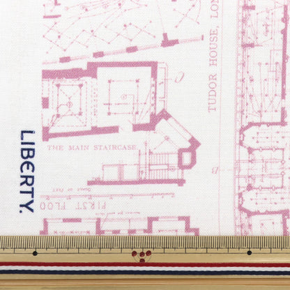 [5부터 시작하는 수량] 천・원단 "Liberty Fabrics No. 11 Canvas Blue Prinz 1225106L-J25D" Liberty Japan