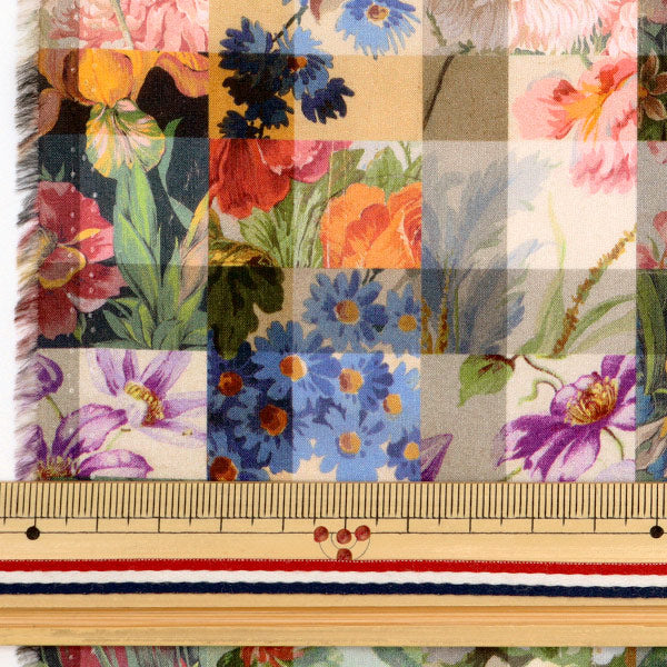 [Cantidad a partir de 5] Tela "Liberty Fabrics" Césped Tana Archivo Gingham 363J6819-Ae" Liberty Japan