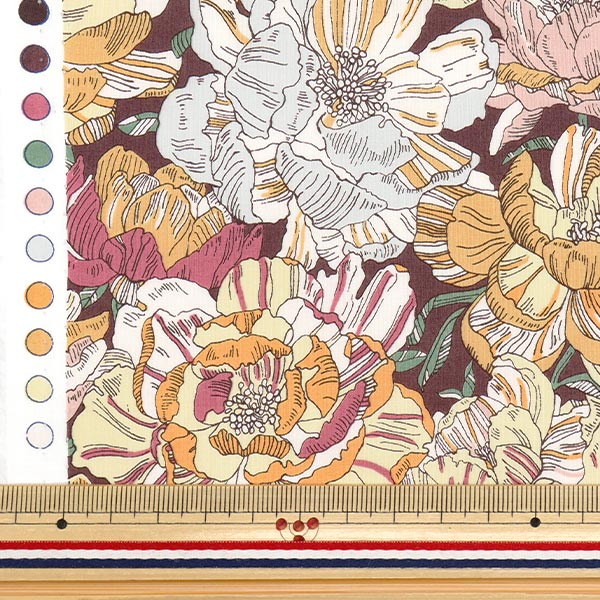 [الكمية تبدأ من 5] الأقمشة "الحرية الأقمشة" عشب التانا Blackburn 3631226-Ye" Liberty Japan