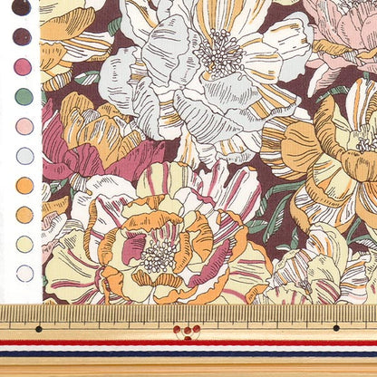 [الكمية تبدأ من 5] الأقمشة "الحرية الأقمشة" عشب التانا Blackburn 3631226-Ye" Liberty Japan