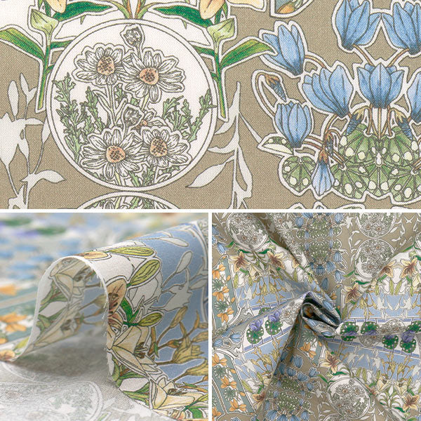 [Cantidad a partir de 5] Tela "Liberty Fabrics" Césped Tana Fete de flores 363J6807-AA" Liberty Japan