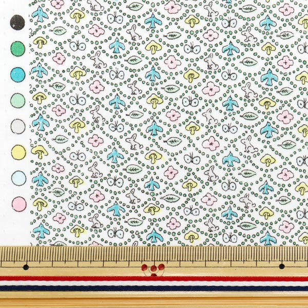 [Cantidad a partir de 5] Tela "Liberty Fabrics" Césped Tana Forest Wave DC33507-We" Liberty Japan