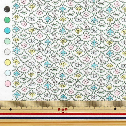 [Cantidad a partir de 5] Tela "Liberty Fabrics" Césped Tana Forest Wave DC33507-We" Liberty Japan