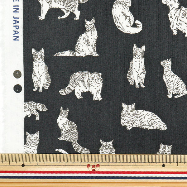 [Quantità a partire da 5] Tessuto "Liberty Fabrics" tana de pelouse Myaou dc32576-ye" Liberty Japan