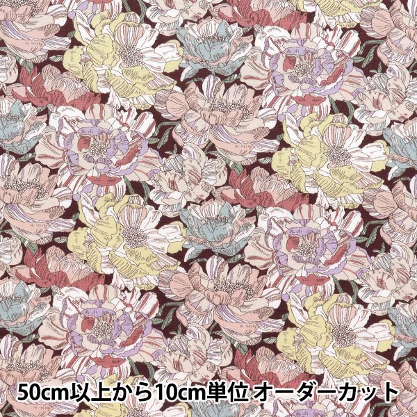 [Количество, начиная с 5] Ткань "Fabrics Liberty 60/2 Tenjiku Blackburn 3631226-Wk" Liberty Japan