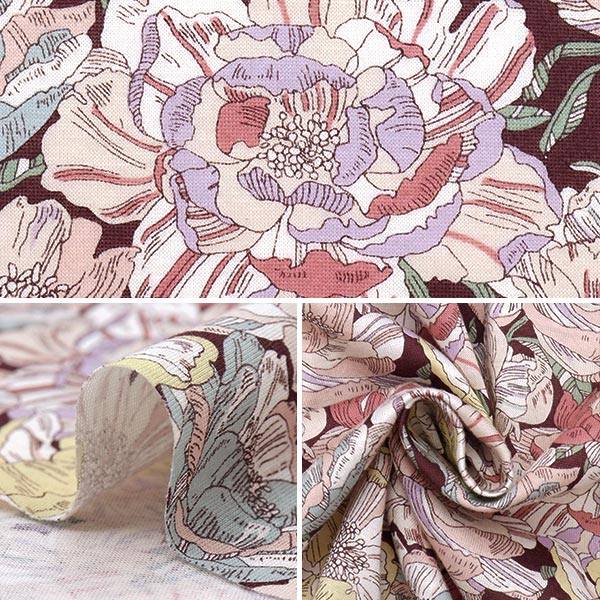 [Количество, начиная с 5] Ткань "Fabrics Liberty 60/2 Tenjiku Blackburn 3631226-Wk" Liberty Japan