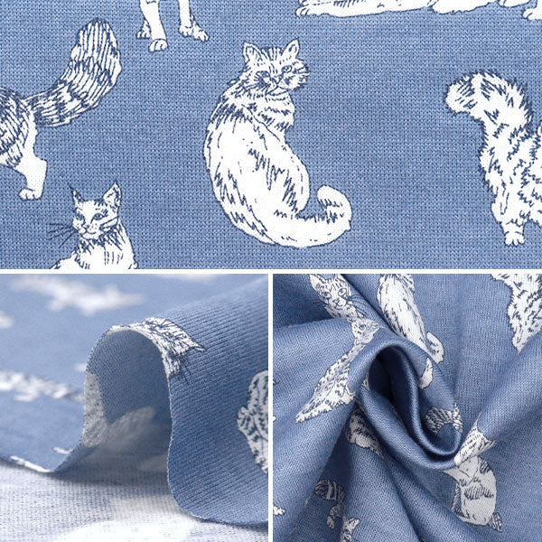 数量5から】 生地 『リバティ・ファブリックス 60/2天竺 ミャオウ