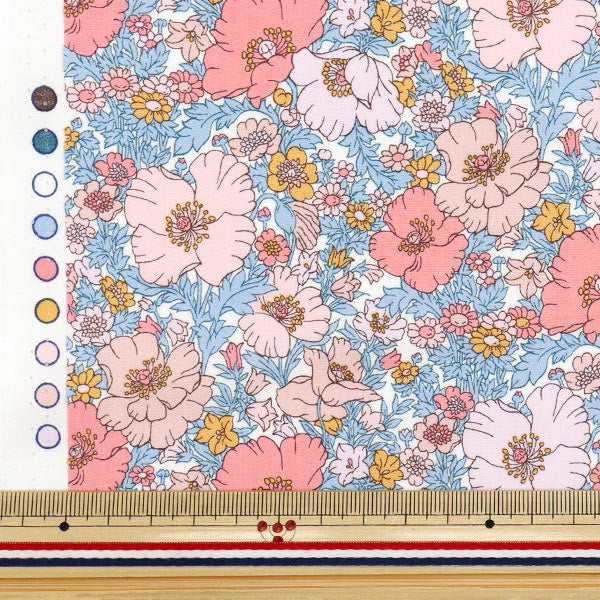 [Quantità a partire da 5] Tessuto "Liberty Fabrics Piccadilly Poplin Medu Song 3632126-AP" Liberty Japan