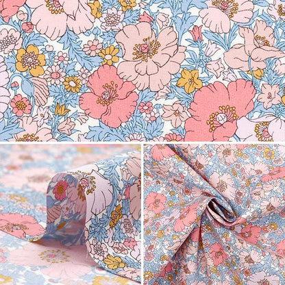 [Quantità a partire da 5] Tessuto "Liberty Fabrics Piccadilly Poplin Medu Song 3632126-AP" Liberty Japan