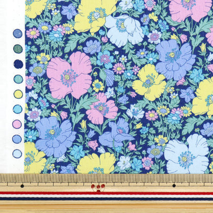 [Menge ab 5] Stoff "Liberty Fabrics Piccadilly Poplin Medu Song 3632126-typ" Liberty Japan