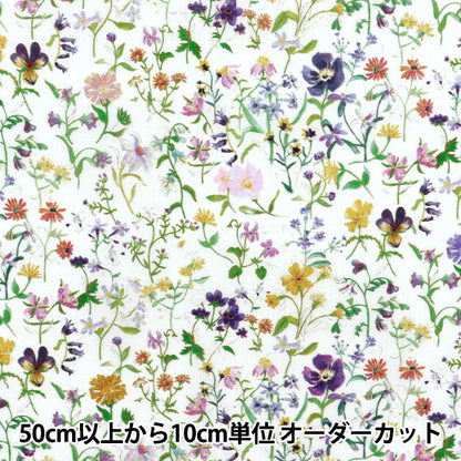 [Menge ab 5] Stoff "Liberty Fabrics Sylph"Rasen Leinengarten 3631241S60-TYS" Liberty Japan