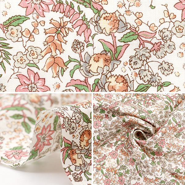 [數量從5開始] 織物 “ Liberty Fabrics Flanders亞麻Cerlia 363J4224-J25A" Liberty Japan