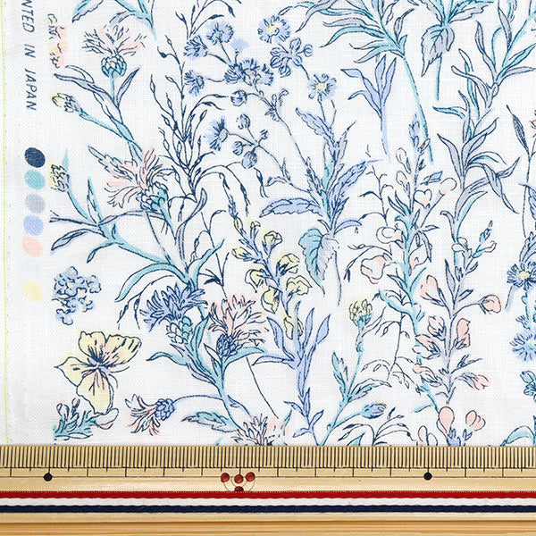 [Quantità a partire da 5] Tessuto "Liberty Fabrics Flanders Linen Butterfly Medu 363J4226-J25F" Liberty Japan