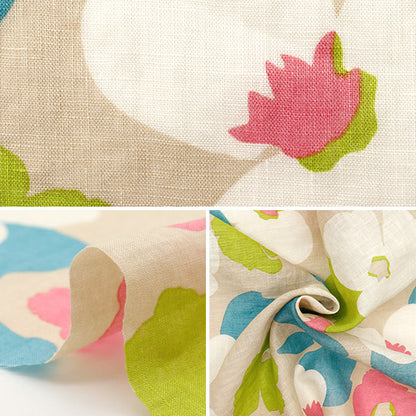 [Quantity starting from 5] Fabric "Liberty Fabrics Flanders Linen Verve Pop 3635139-J25A" Liberty Japan