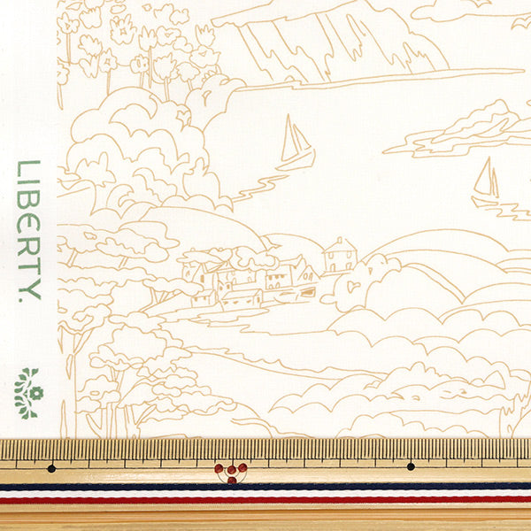 [Quantité à partir de 5] Tissu "Liberty Fabrics Organic"Pelouse Tana Seconde Rumble 157J7490225BU" Liberty Japan