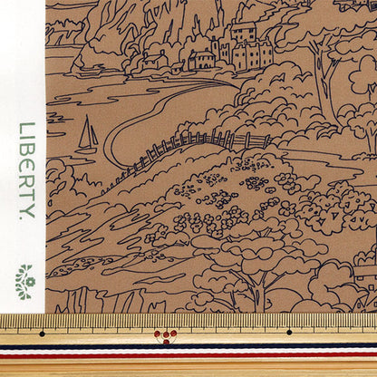 [Quantité à partir de 5] Tissu "Liberty Fabrics Organic"Pelouse Tana Rumble en bord de mer 157J7490225cu" Liberty Japan