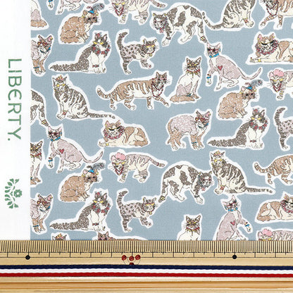 [Quantity starting from 5] Fabric "Liberty Fabrics Organic"Tana lawn Willoughby Muse 157J7490425BU" Liberty Japan