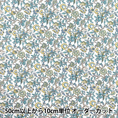 [Quantité à partir de 5] Tissu "Liberty Fabrics Organic"Pelouse Tana Paraquet 157J7490625bu" Liberty Japan