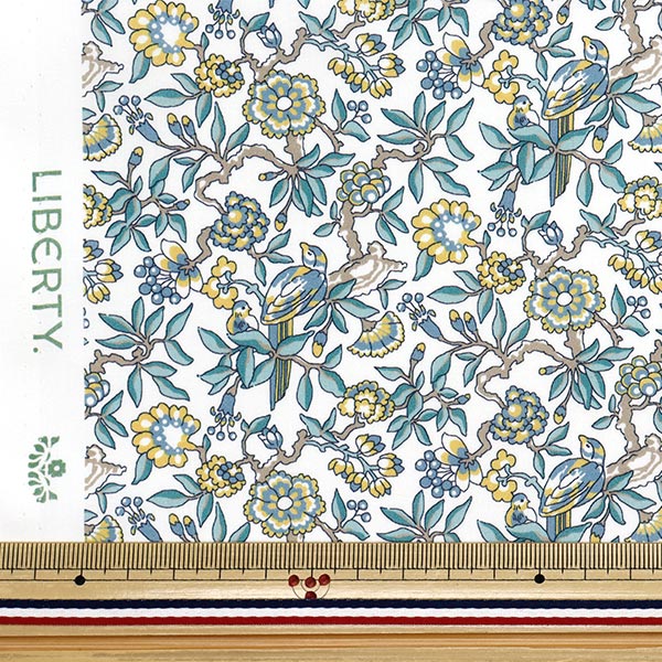 [Quantité à partir de 5] Tissu "Liberty Fabrics Organic"Pelouse Tana Paraquet 157J7490625bu" Liberty Japan