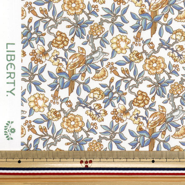 [Quantity starting from 5] Fabric "Liberty Fabrics Organic"Tana lawn Paraquet Tree 157J7490625DU" Liberty Japan