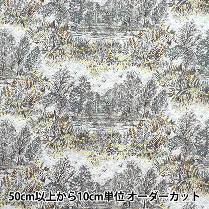 [Quantité à partir de 5] Tissu "Liberty Fabrics Organic"Pelouse Tana House Glencott 157J7490725BU" Liberty Japan