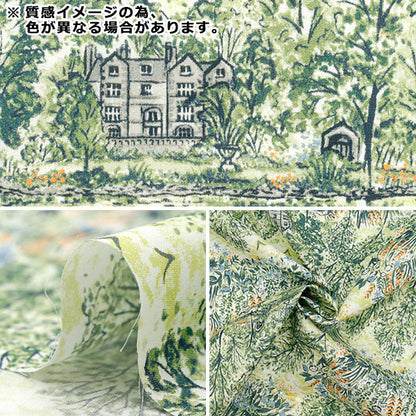 [Quantité à partir de 5] Tissu "Liberty Fabrics Organic"Pelouse Tana House Glencott 157J7490725BU" Liberty Japan