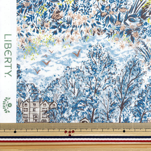 [Cantidad a partir de 5] Tela "Liberty Fabrics Orgánica"Césped Tana Glencott House 157J7490725CU" Liberty Japan